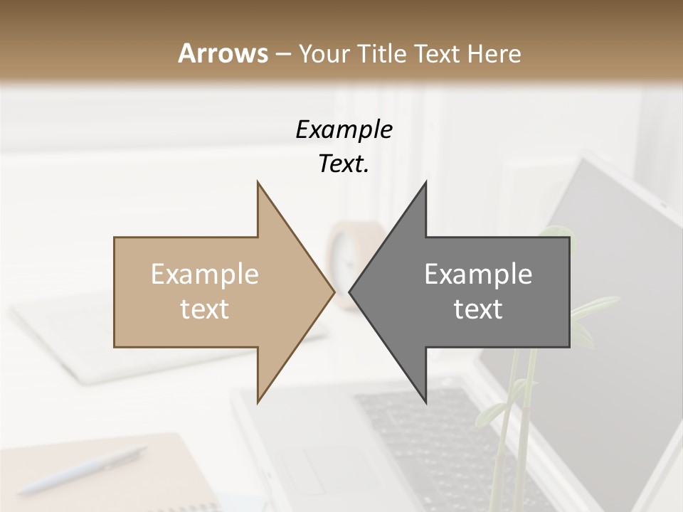 Office Desk PowerPoint Template