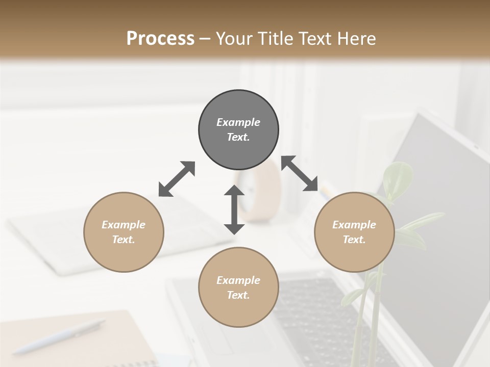 Office Desk PowerPoint Template