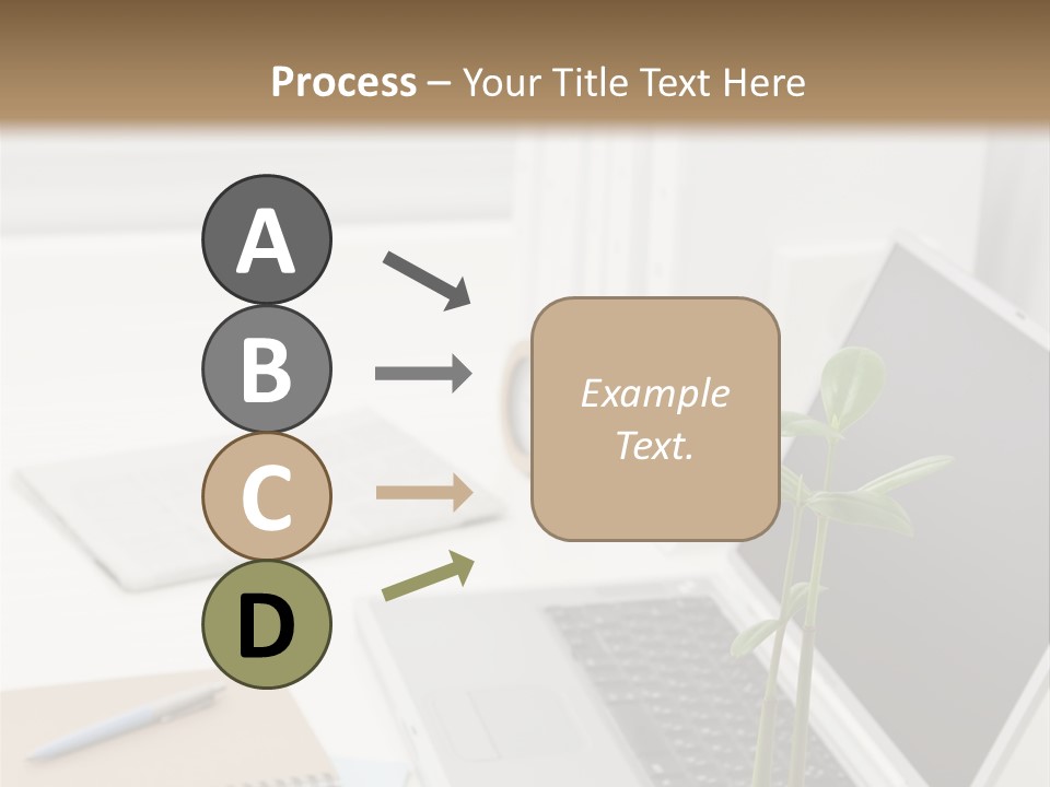 Office Desk PowerPoint Template