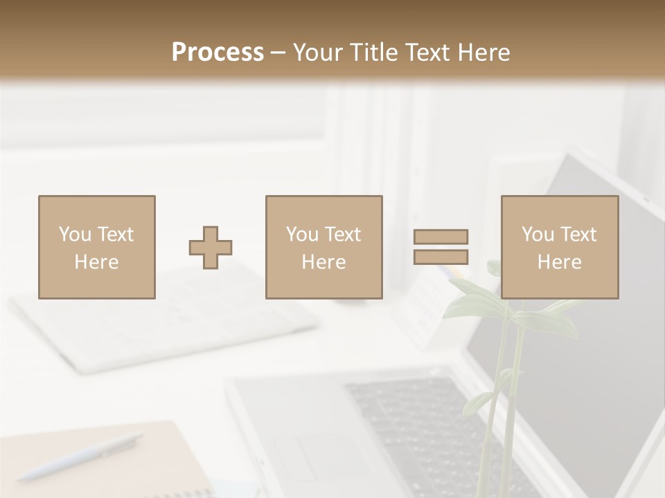 Office Desk PowerPoint Template