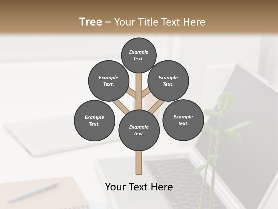 Office Desk PowerPoint Template