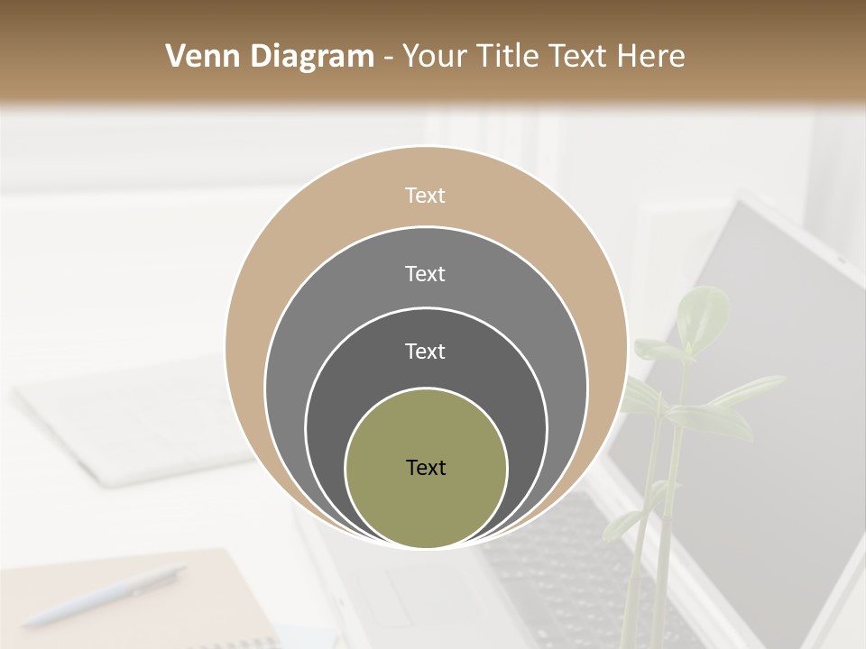 Office Desk PowerPoint Template