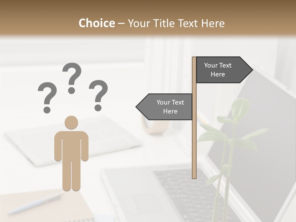 Office Desk PowerPoint Template