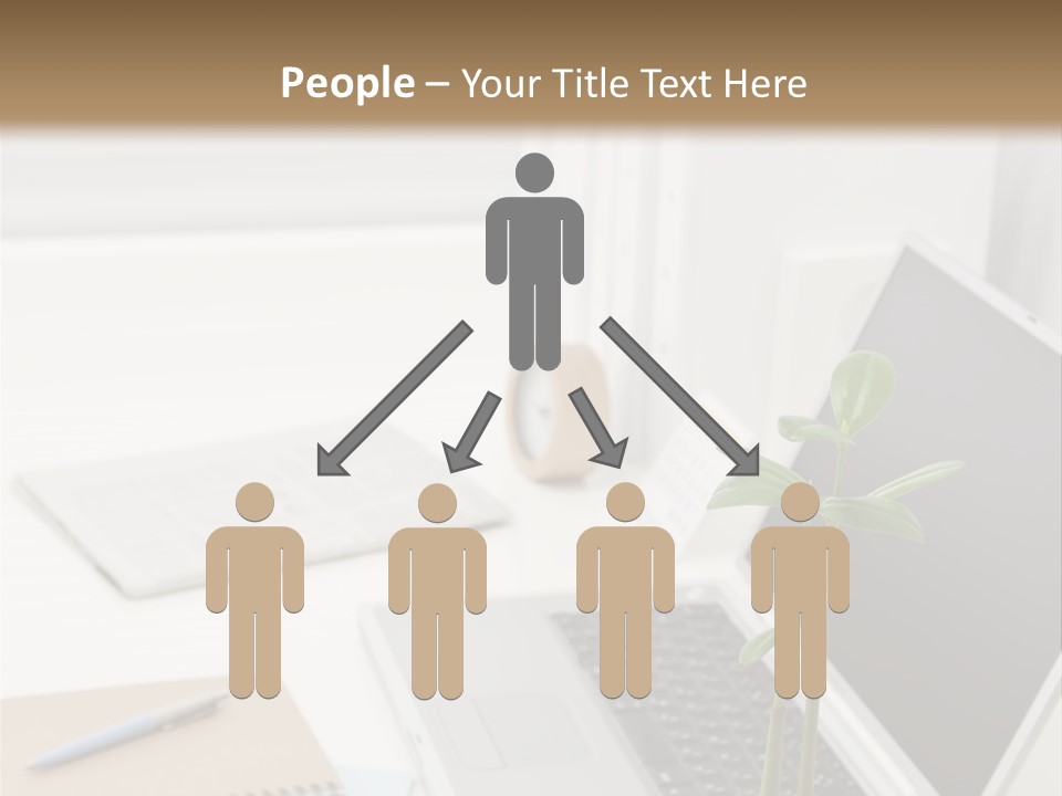 Office Desk PowerPoint Template