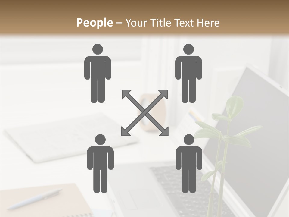 Office Desk PowerPoint Template