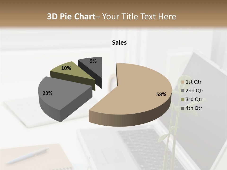 Office Desk PowerPoint Template