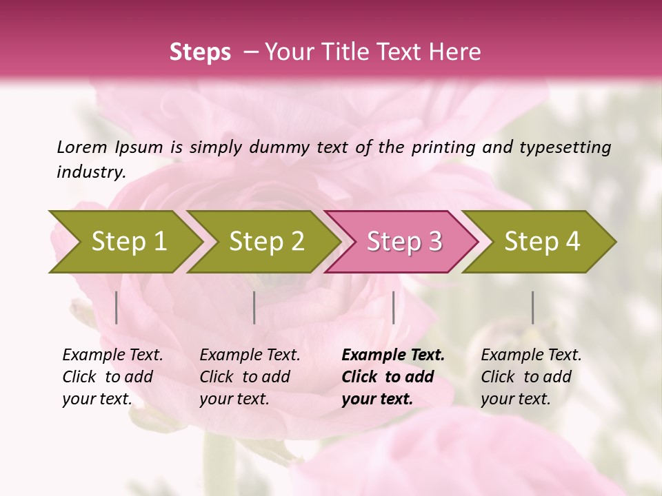 Beautiful Bouquet PowerPoint Template