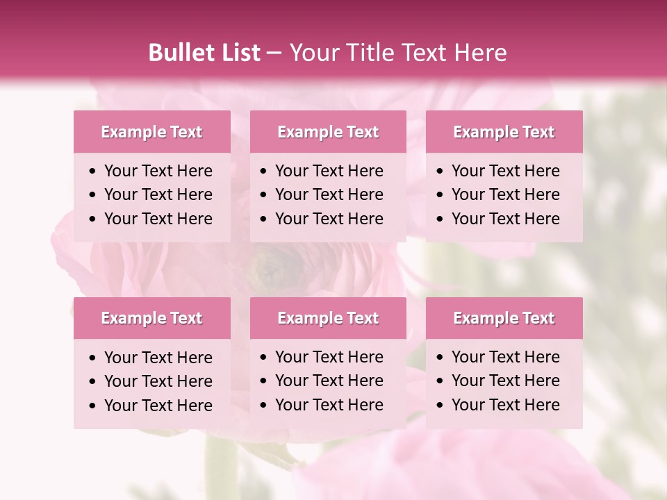 Beautiful Bouquet PowerPoint Template