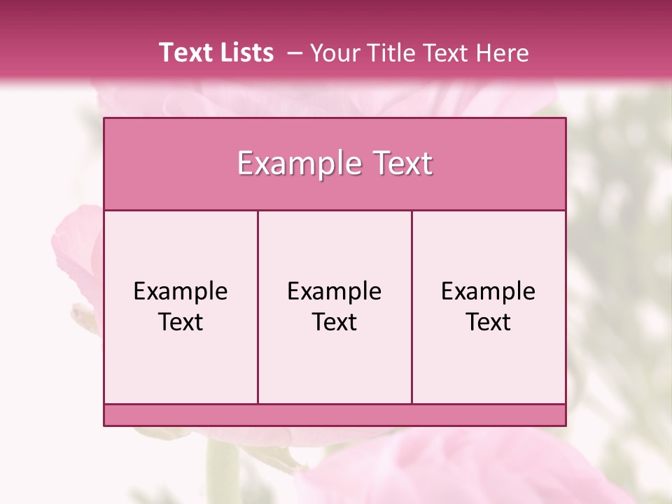 Beautiful Bouquet PowerPoint Template