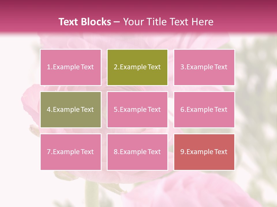 Beautiful Bouquet PowerPoint Template