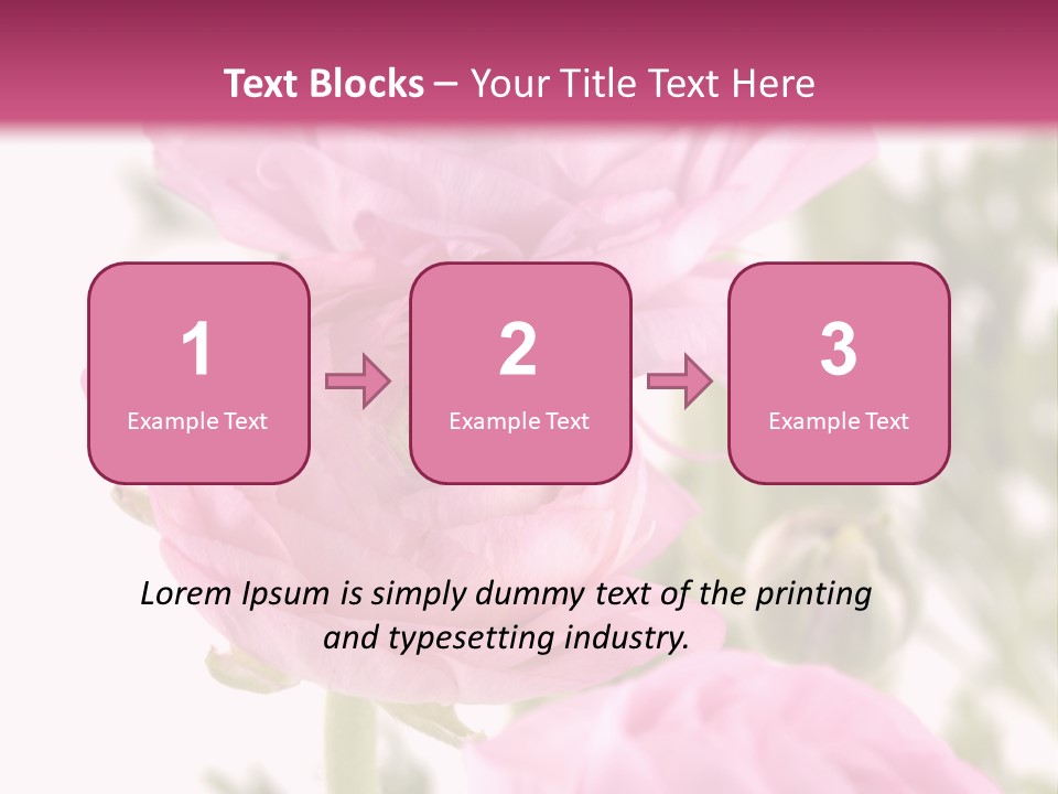 Beautiful Bouquet PowerPoint Template