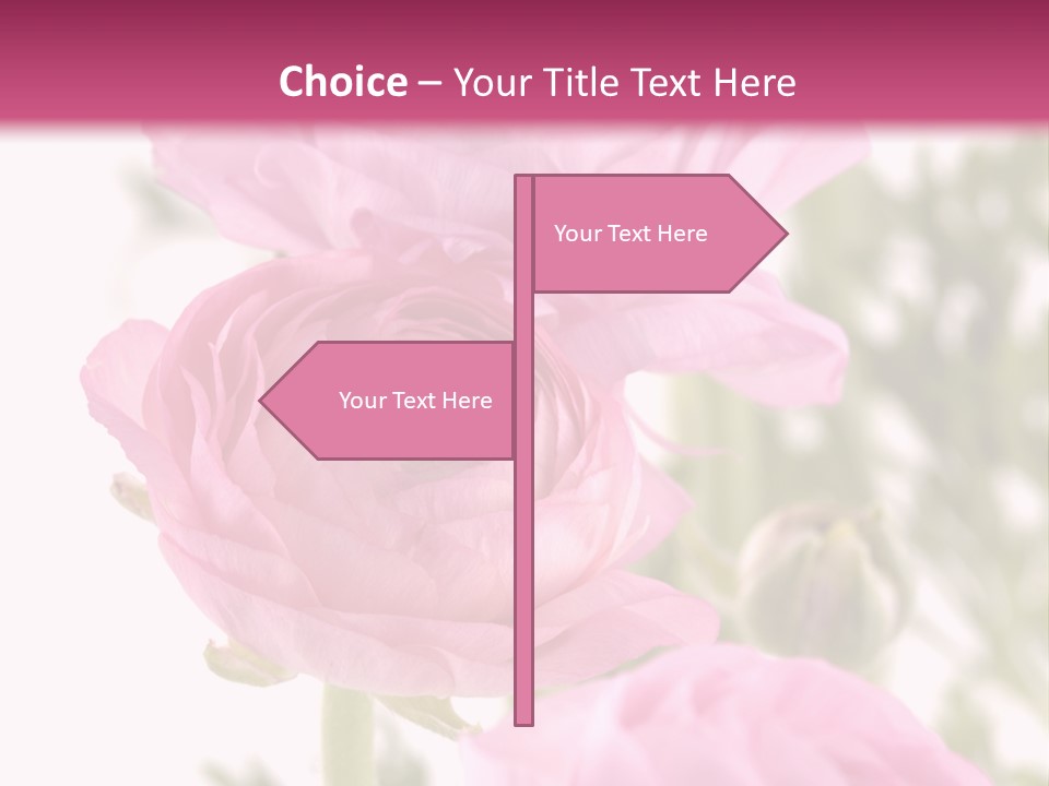 Beautiful Bouquet PowerPoint Template