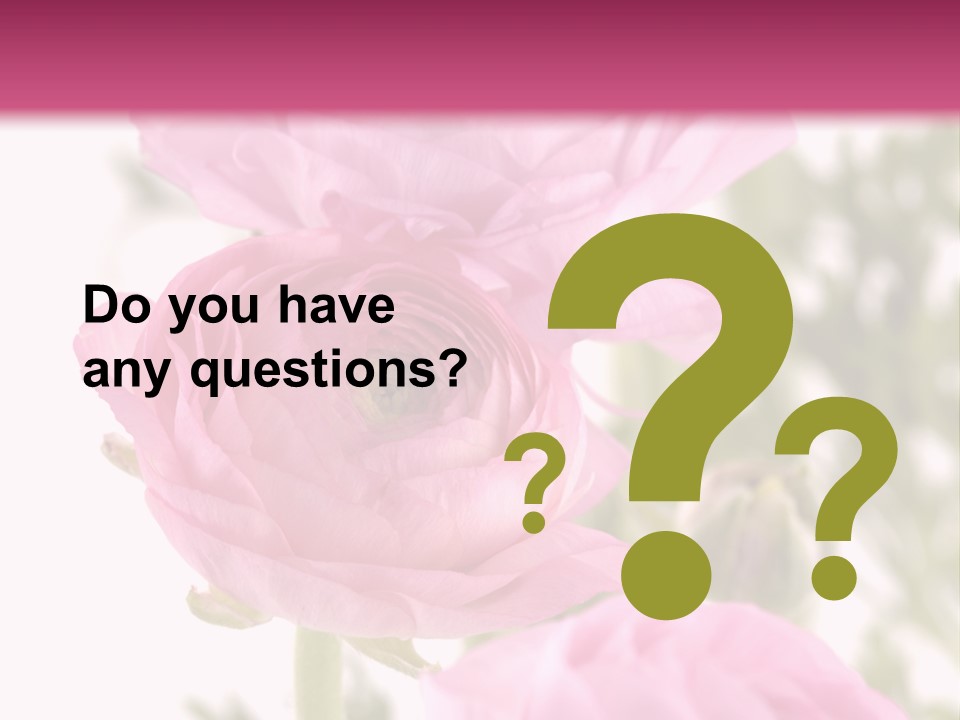 Beautiful Bouquet PowerPoint Template