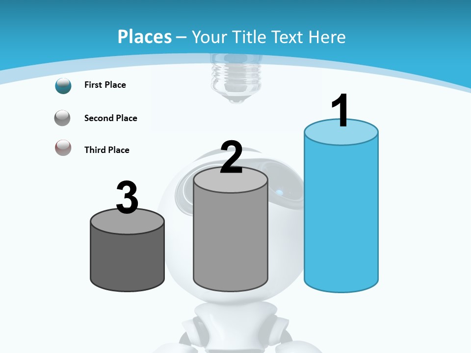 Robot Think PowerPoint Template