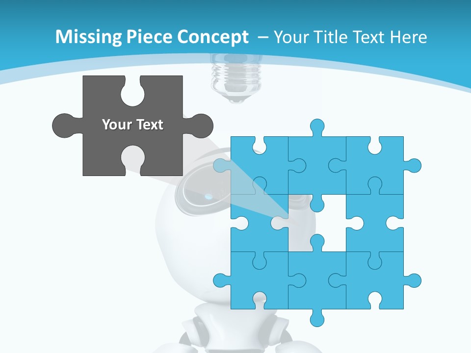 Robot Think PowerPoint Template