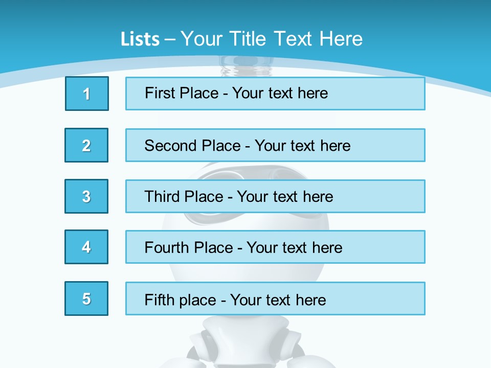 Robot Think PowerPoint Template
