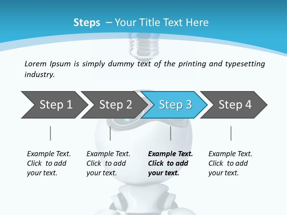 Robot Think PowerPoint Template