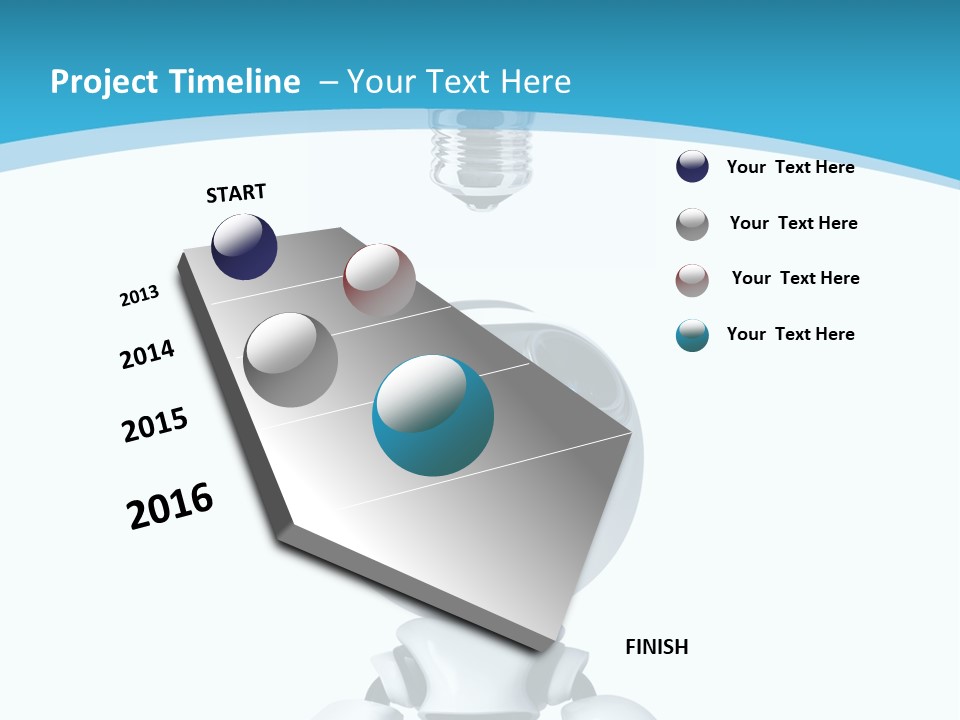 Robot Think PowerPoint Template
