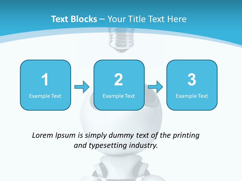 Robot Think PowerPoint Template