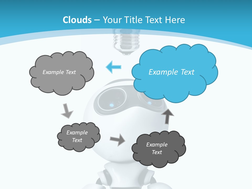 Robot Think PowerPoint Template