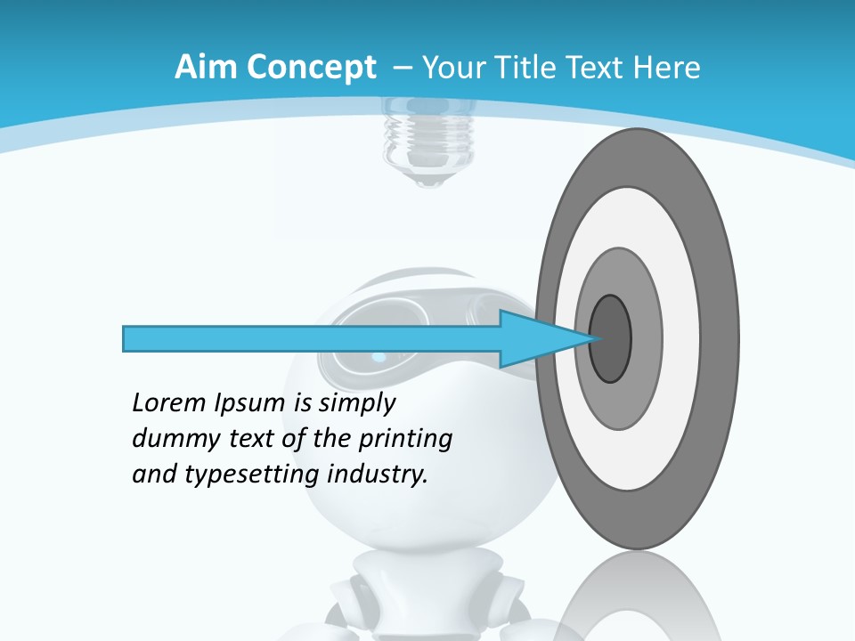 Robot Think PowerPoint Template