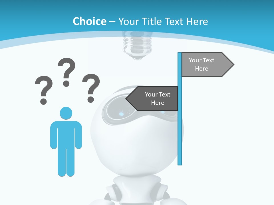 Robot Think PowerPoint Template
