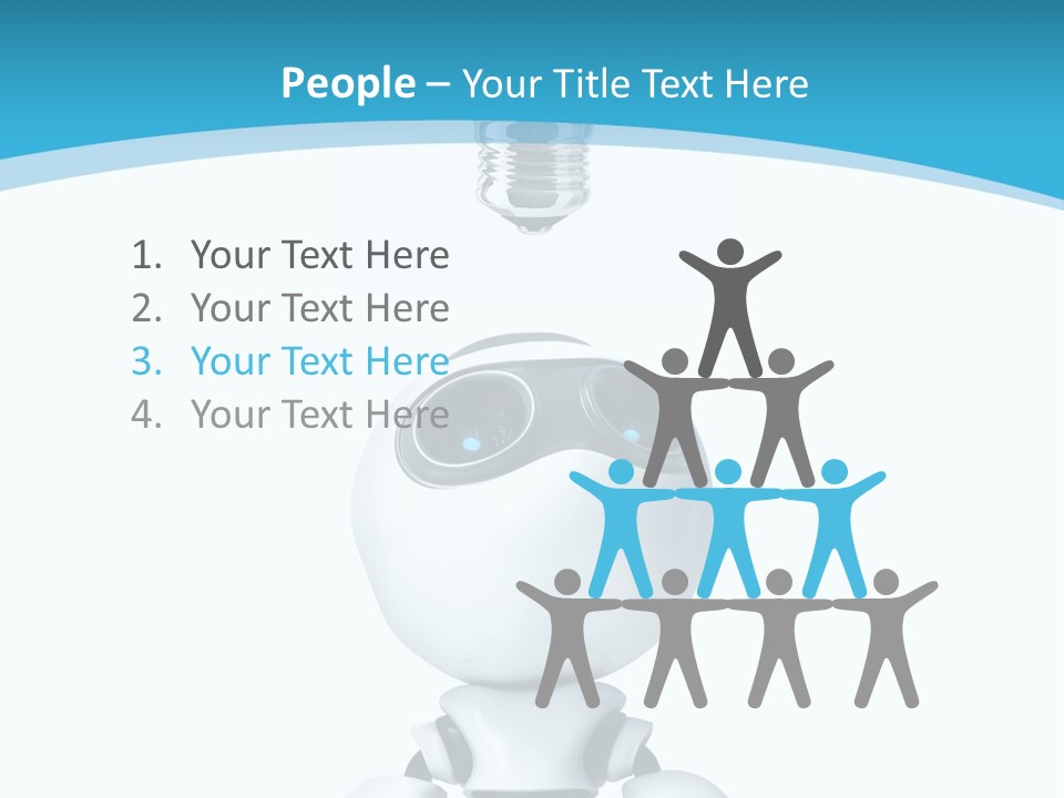 Robot Think PowerPoint Template