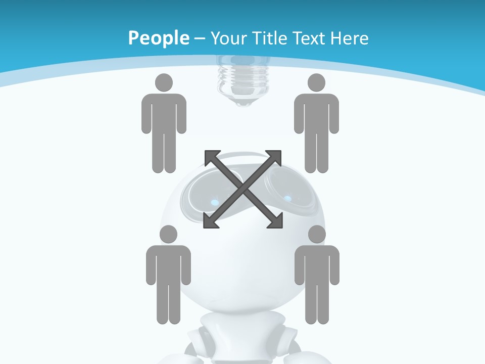 Robot Think PowerPoint Template