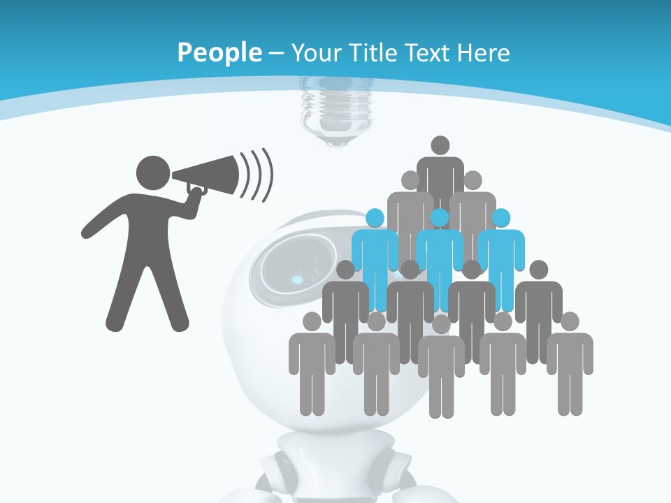 Robot Think PowerPoint Template