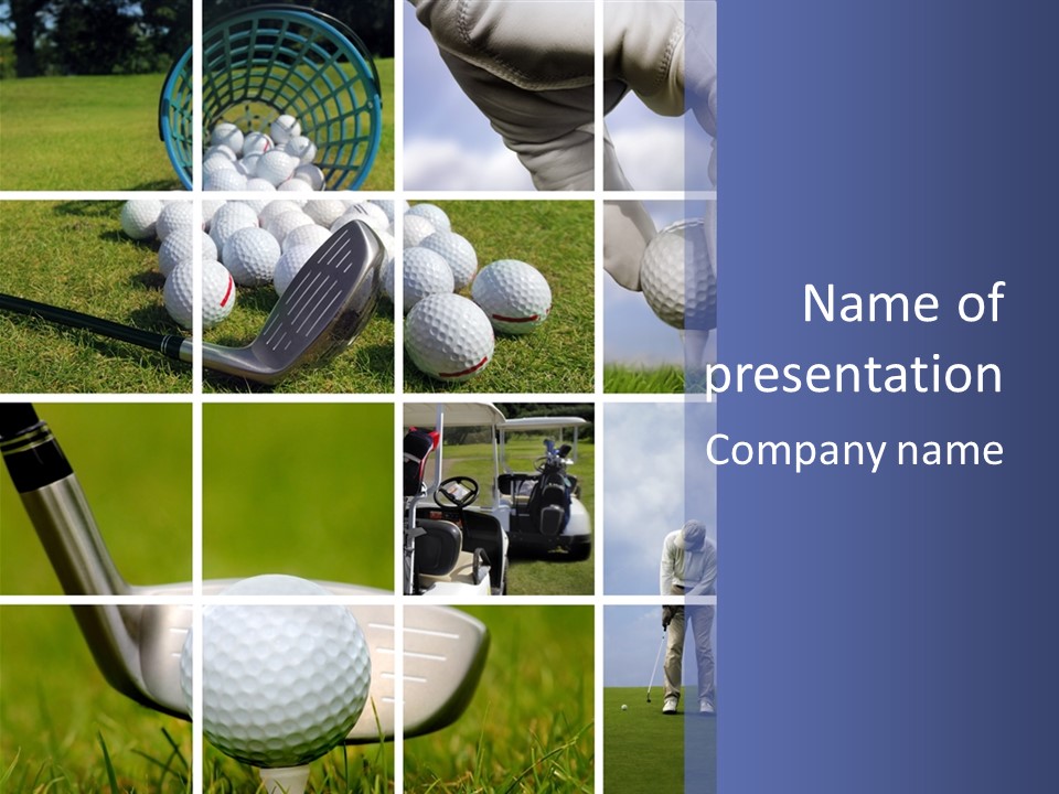 Golf Concept PowerPoint Template