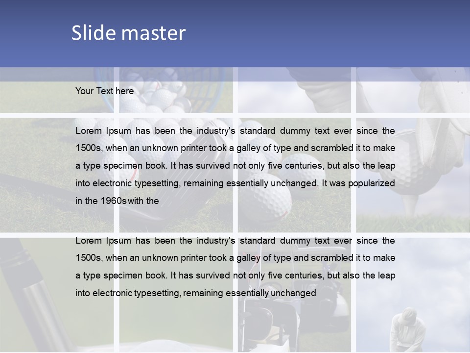 Golf Concept PowerPoint Template