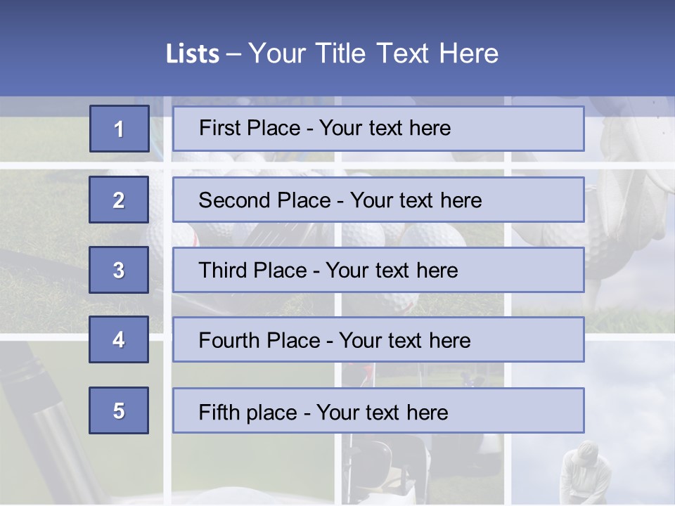 Golf Concept PowerPoint Template