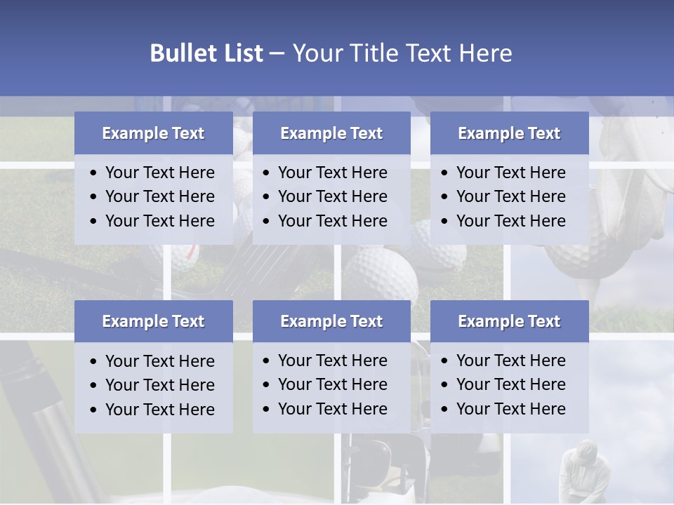 Golf Concept PowerPoint Template