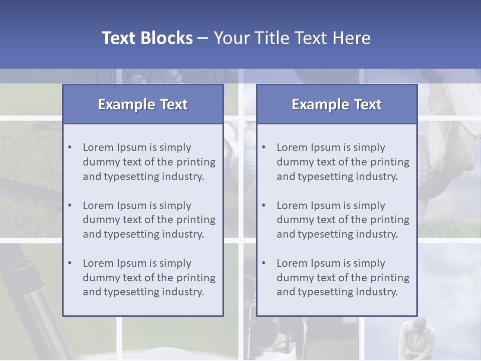 Golf Concept PowerPoint Template