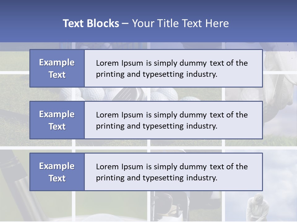 Golf Concept PowerPoint Template