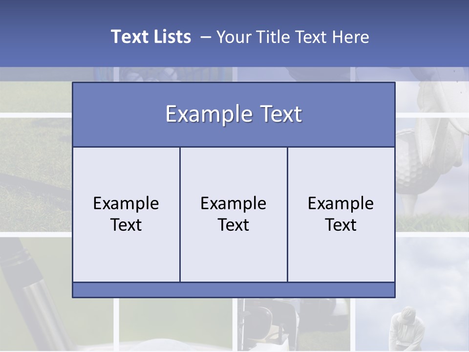 Golf Concept PowerPoint Template