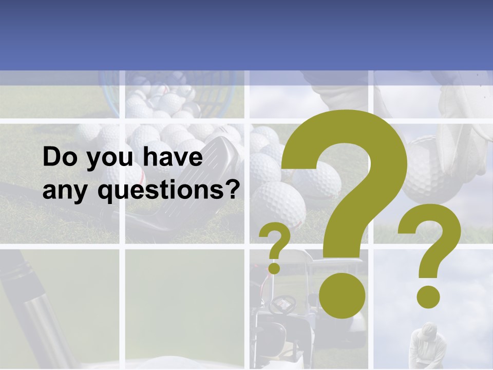 Golf Concept PowerPoint Template