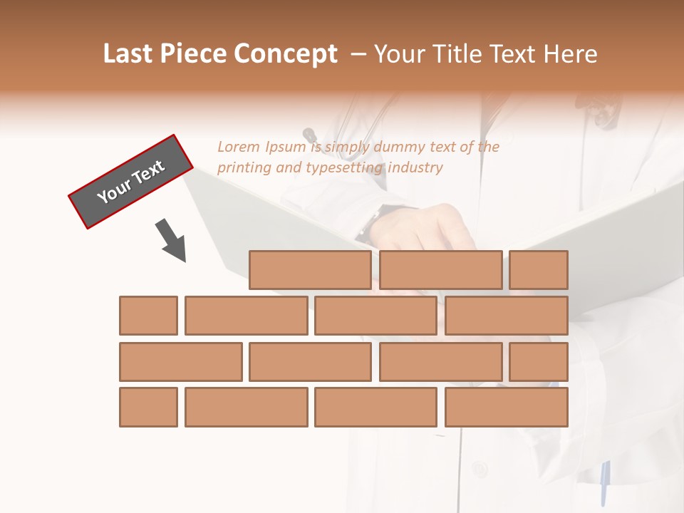 Smiling Medical Doctor With Stethoscope. Isolated Over White Background PowerPoint Template