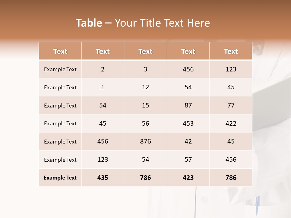 Smiling Medical Doctor With Stethoscope. Isolated Over White Background PowerPoint Template