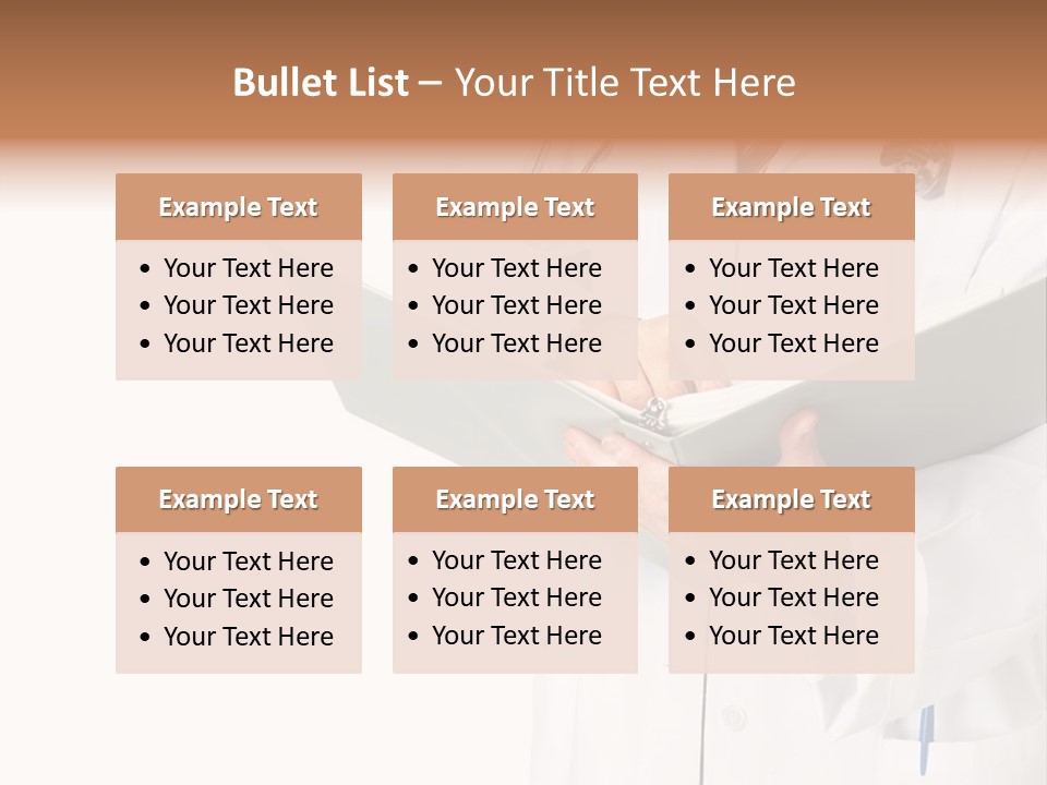 Smiling Medical Doctor With Stethoscope. Isolated Over White Background PowerPoint Template