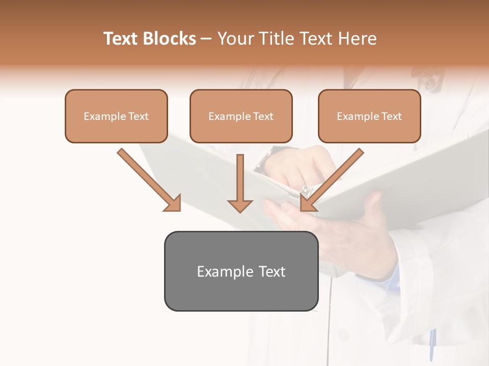 Smiling Medical Doctor With Stethoscope. Isolated Over White Background PowerPoint Template