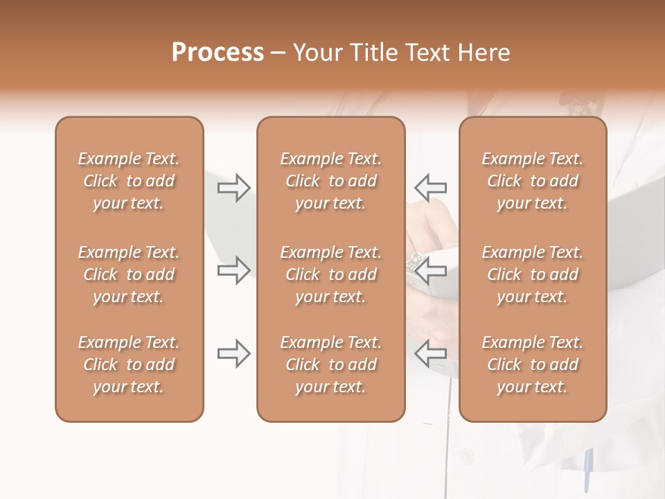 Smiling Medical Doctor With Stethoscope. Isolated Over White Background PowerPoint Template