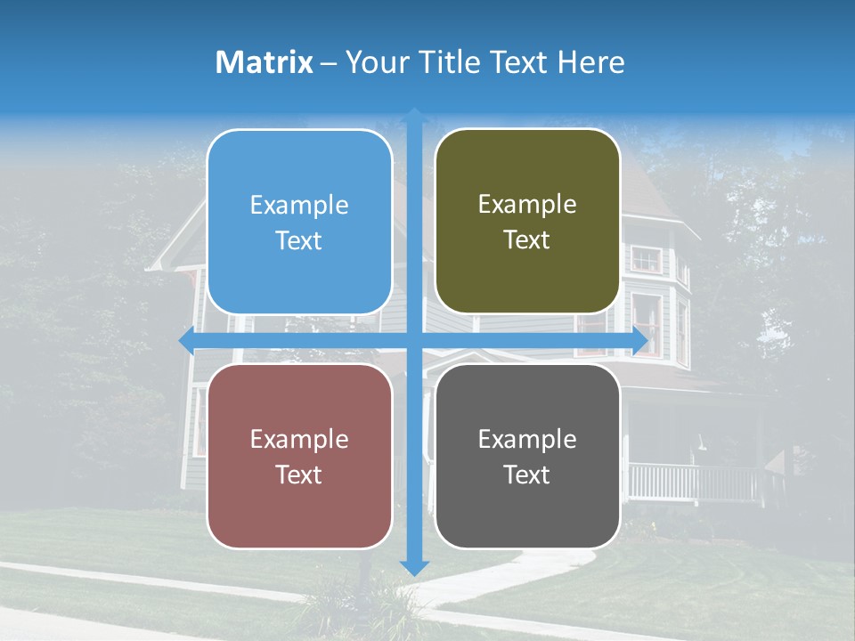 New Two Story Victorian Residential Home With Vinyl Or Board Siding On The Facade Styled After An Old-Fashioned Historical House With Bay Windows, Gingerbread And A Turret. PowerPoint Template