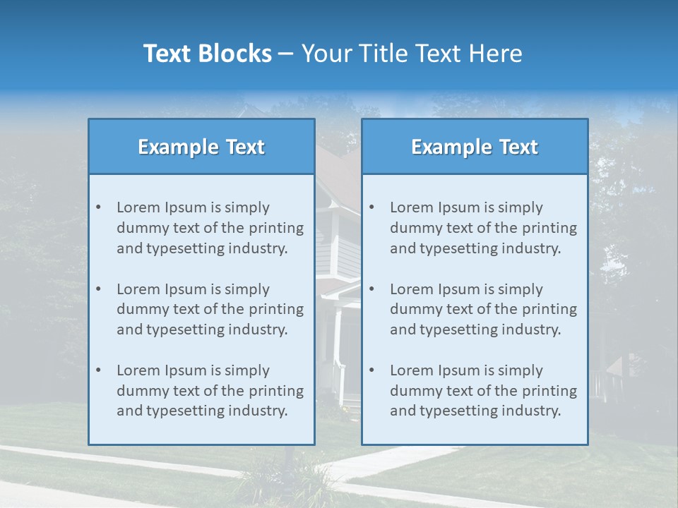 New Two Story Victorian Residential Home With Vinyl Or Board Siding On The Facade Styled After An Old-Fashioned Historical House With Bay Windows, Gingerbread And A Turret. PowerPoint Template