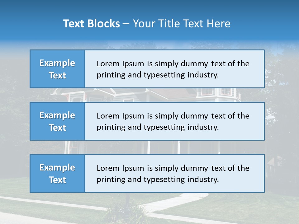 New Two Story Victorian Residential Home With Vinyl Or Board Siding On The Facade Styled After An Old-Fashioned Historical House With Bay Windows, Gingerbread And A Turret. PowerPoint Template