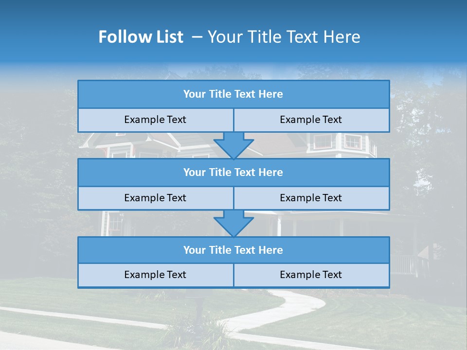 New Two Story Victorian Residential Home With Vinyl Or Board Siding On The Facade Styled After An Old-Fashioned Historical House With Bay Windows, Gingerbread And A Turret. PowerPoint Template