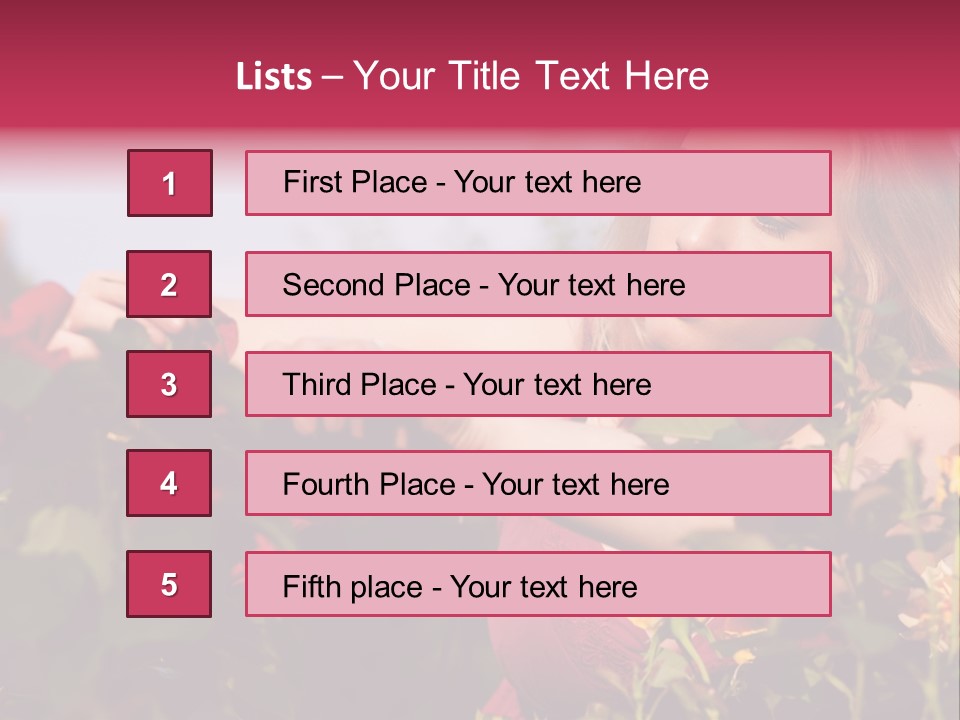 Gardening - Woman Doing Garden Work Cutting The Roses At Beautifully Sunny Day PowerPoint Template