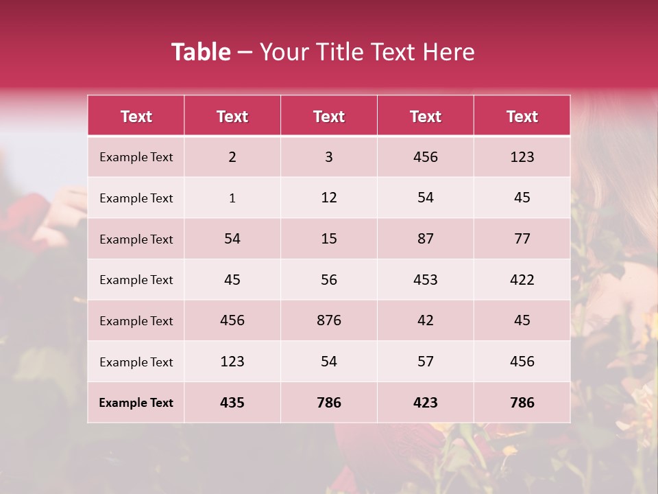 Gardening - Woman Doing Garden Work Cutting The Roses At Beautifully Sunny Day PowerPoint Template