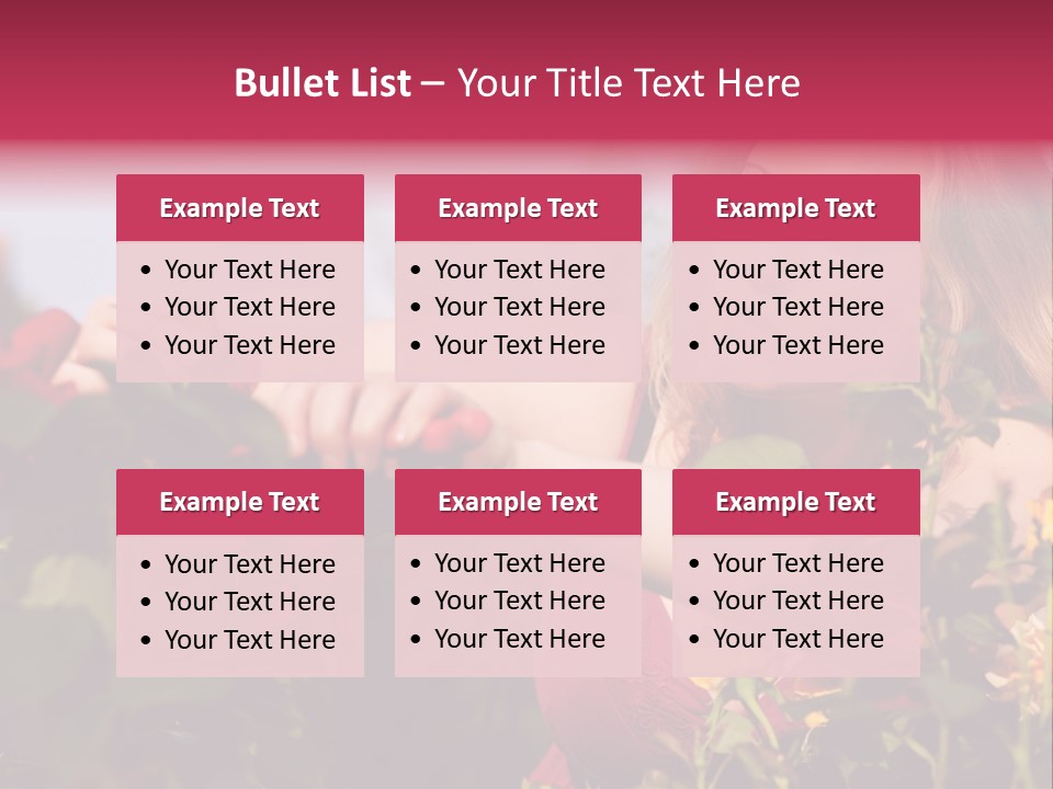 Gardening - Woman Doing Garden Work Cutting The Roses At Beautifully Sunny Day PowerPoint Template