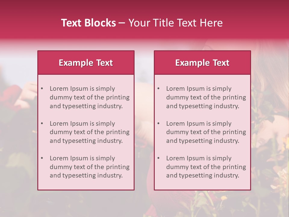 Gardening - Woman Doing Garden Work Cutting The Roses At Beautifully Sunny Day PowerPoint Template